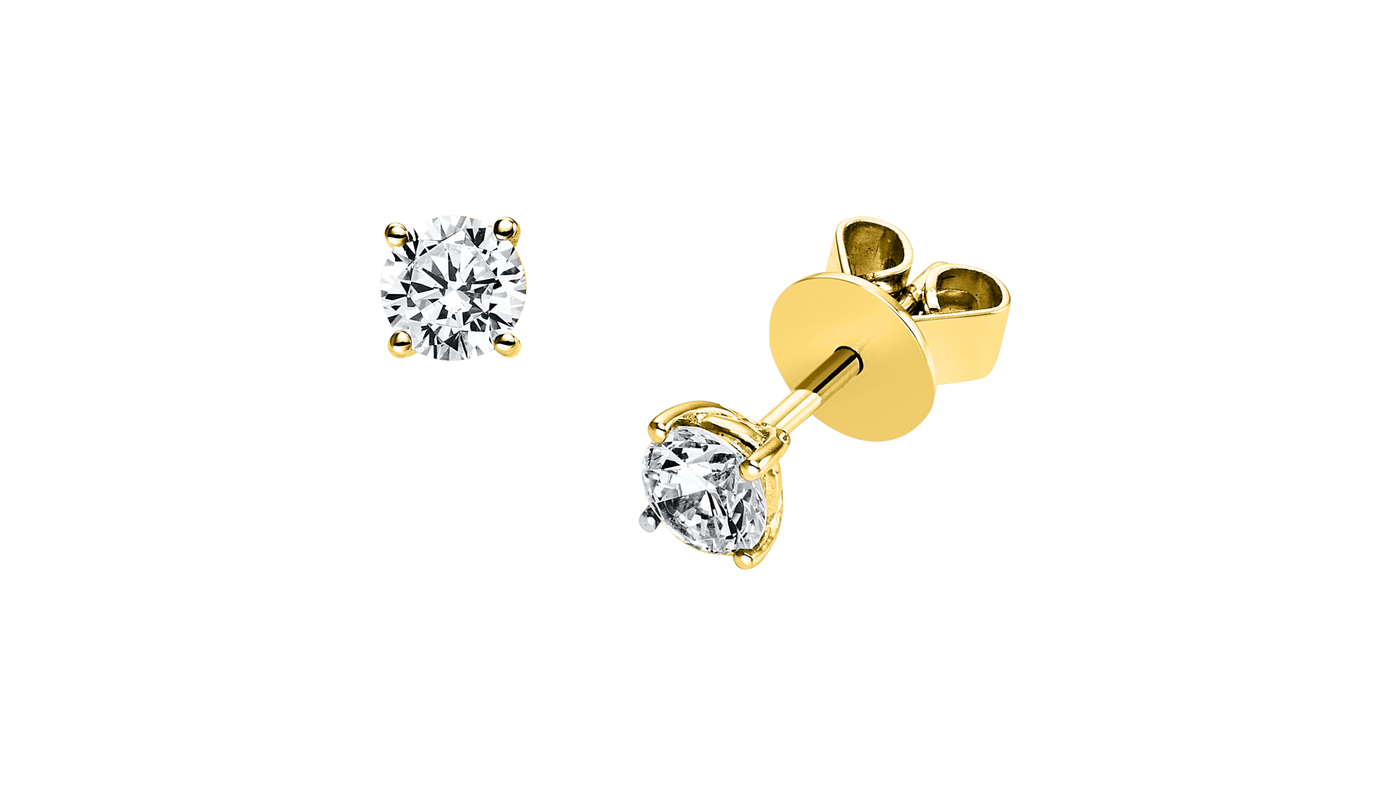 Brogle solitaire ear studs Julia up to 0.5 carat Brogle solitaire ear studs Julia up to 0.5 carat