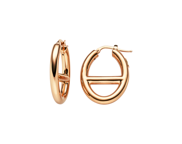 Brogle Classic gold hoop earrings Brogle Classic gold hoop earrings