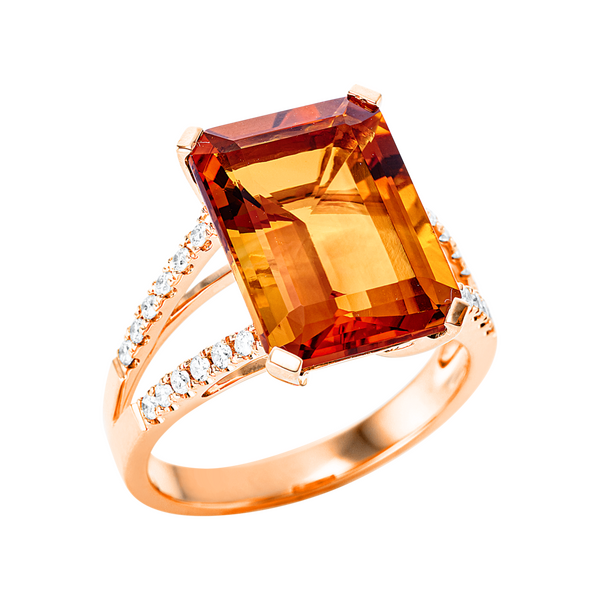 Brogle Selection Felicity citrine ring