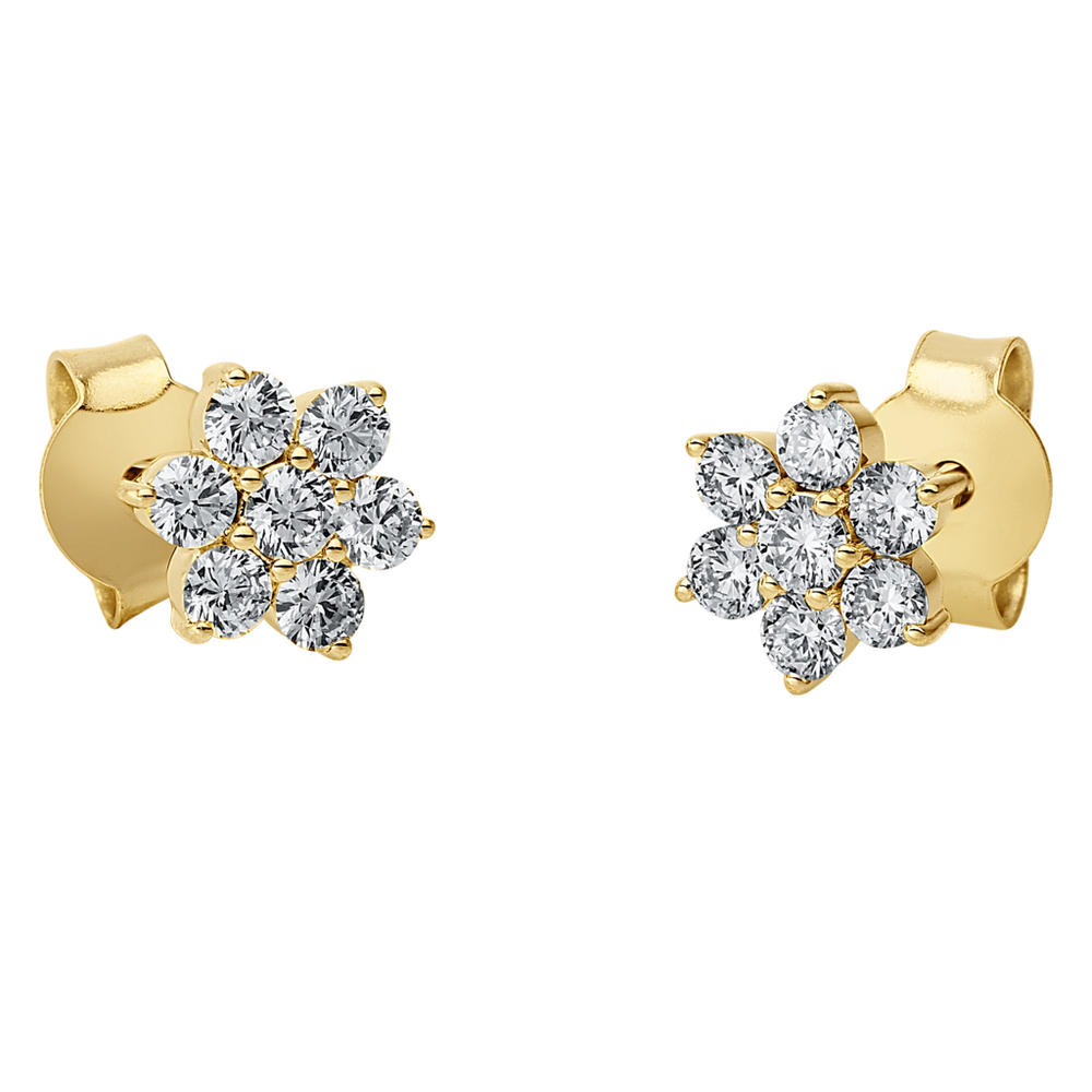 Brogle Selection Illusion diamond stud earrings