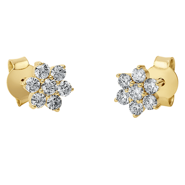 Brogle Selection Illusion diamond stud earrings