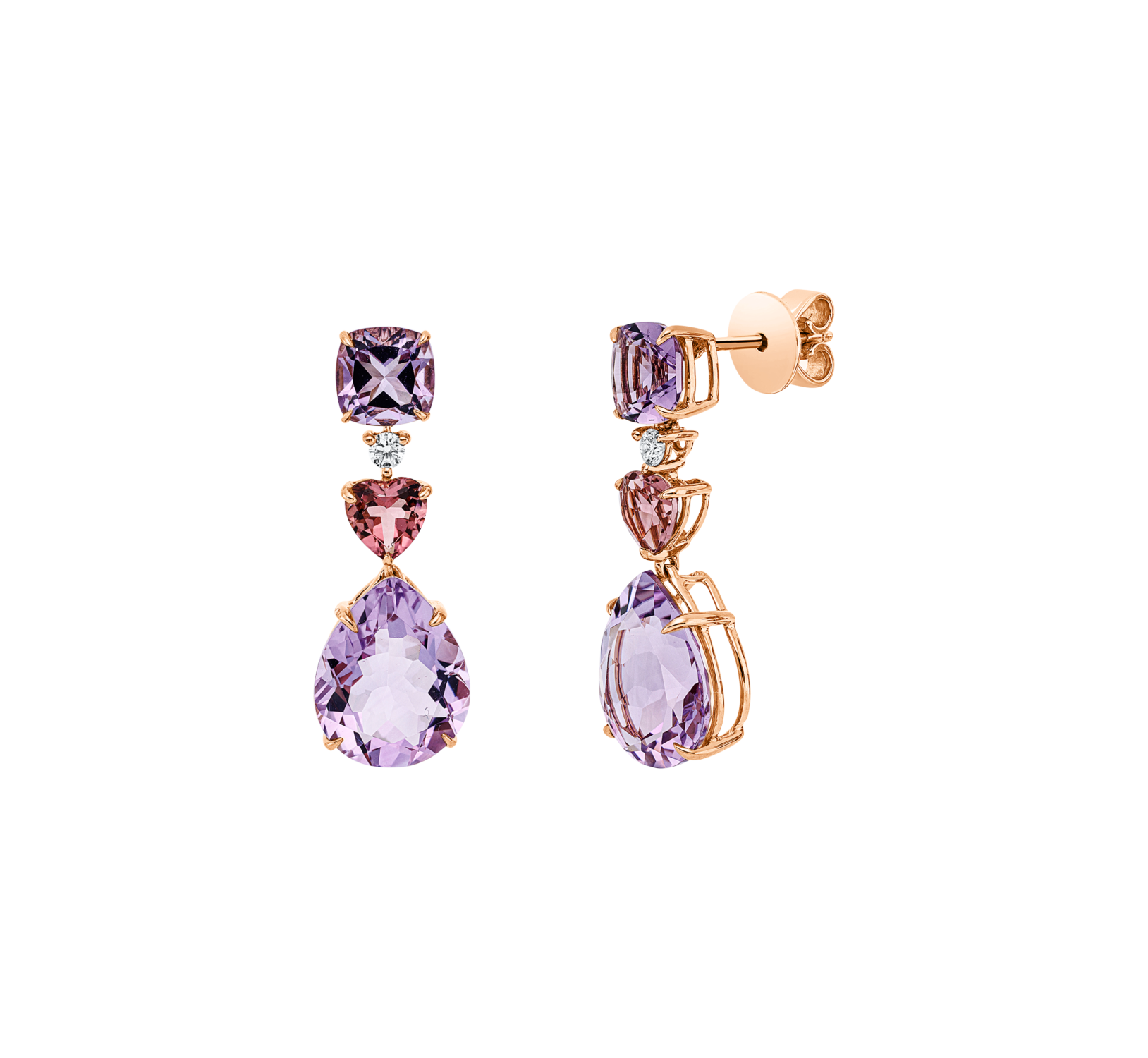 Brogle Classic colored stone earrings Brogle Classic colored stone earrings