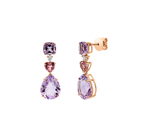 Brogle Classic colored stone earrings Brogle Classic colored stone earrings