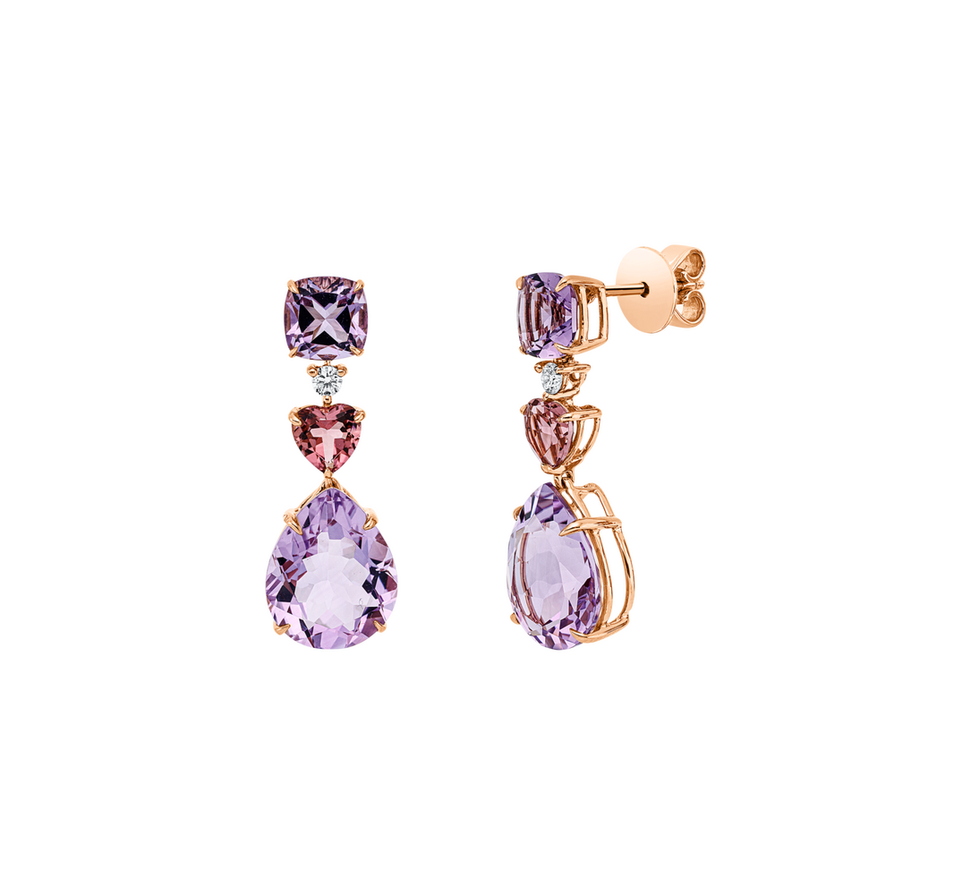 Brogle Classic colored stone earrings Brogle Classic colored stone earrings