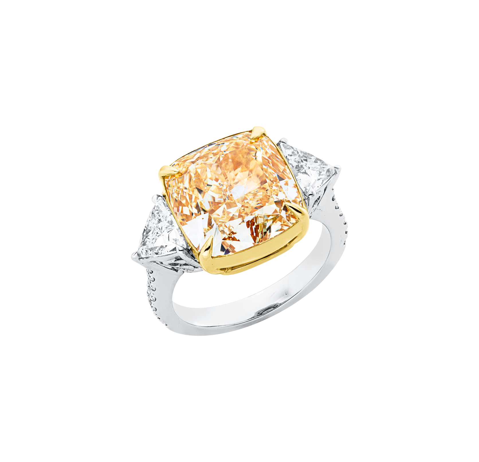 Brogle Selection Bicolor diamond ring