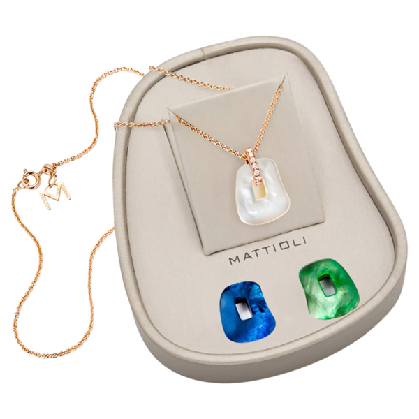 Mattioli Puzzle necklace box, small with 3 puzzles