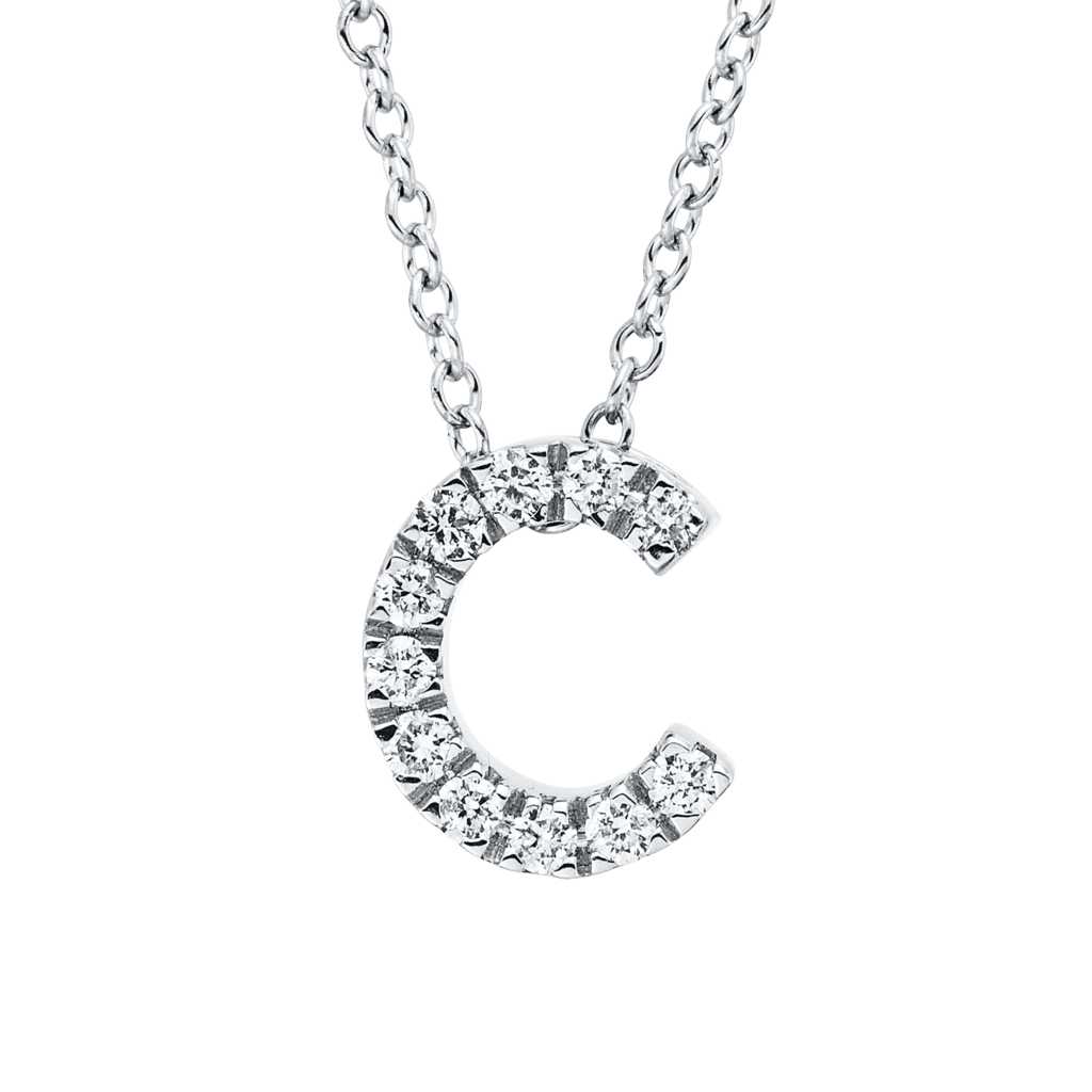 Brogle Classic Kette mit Diamantbuchstaben C Brogle Classic Kette mit Diamantbuchstaben C