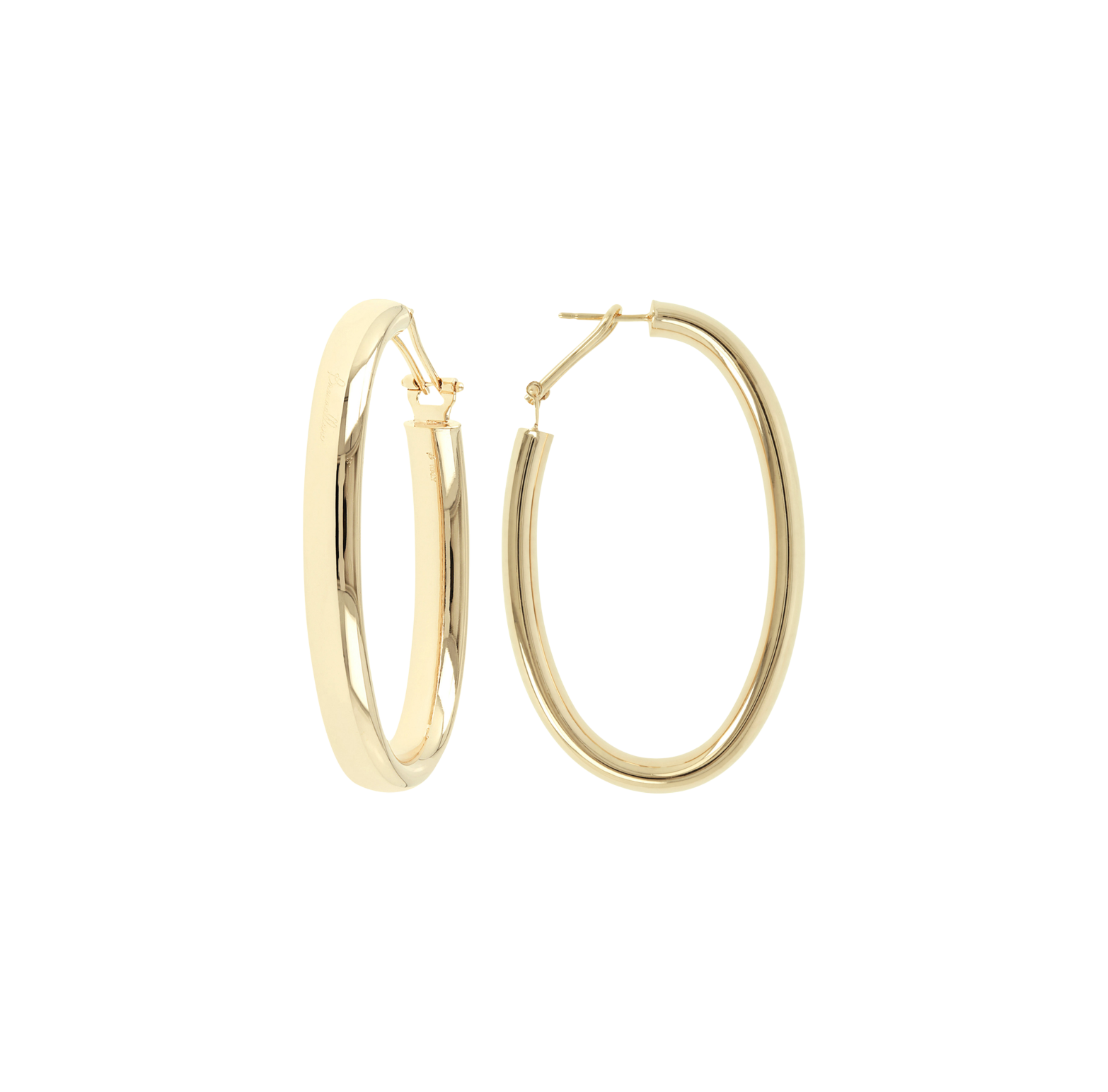 Bronzallure Golden hoop earrings Bronzallure Golden hoop earrings
