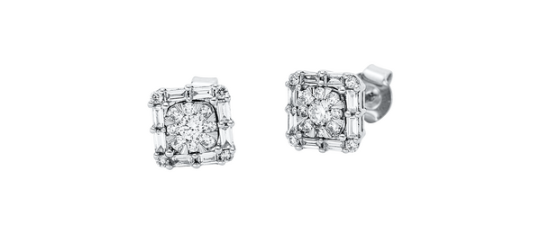 Brogle Classic diamond stud earrings