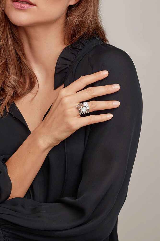 Tamara Comolli Bouton Brown Moonstone S Ring
