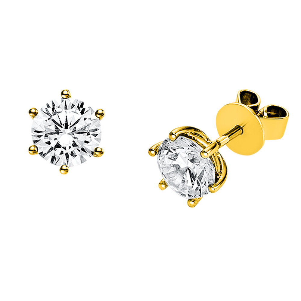 Brogle Selection Marie stud earrings from...