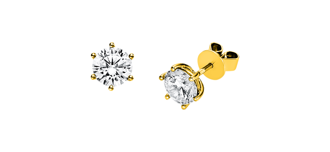 Brogle Selection Marie stud earrings from 0.7 carat Brogle Selection Marie stud earrings from 0.7 carat