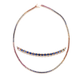 Brogle Selection sapphire necklace Rainbow Brogle Selection sapphire necklace Rainbow