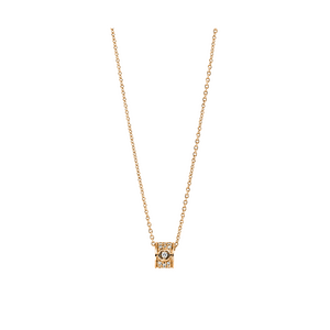 Brogle Selection Casual gold chain with diamond pendant