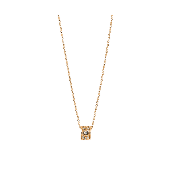 Brogle Selection Casual gold chain with diamond pendant