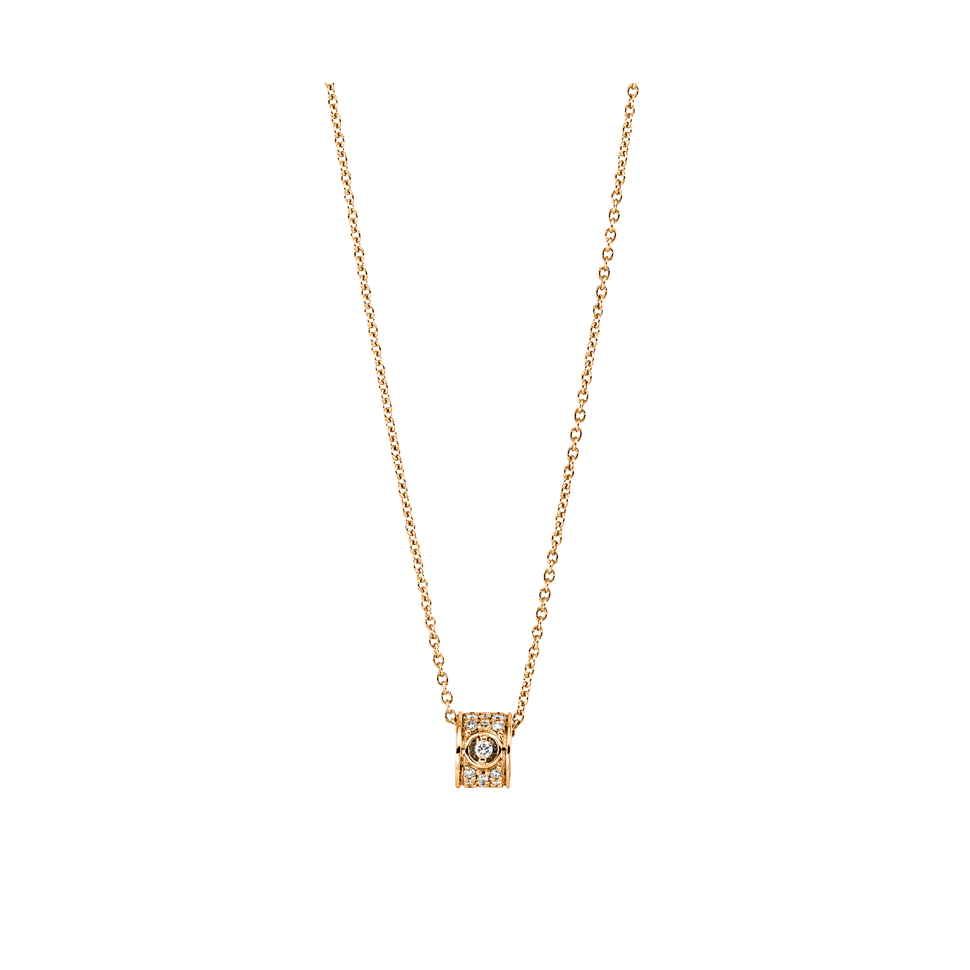 Brogle Classic necklace with diamond pendant Brogle Classic necklace with diamond pendant