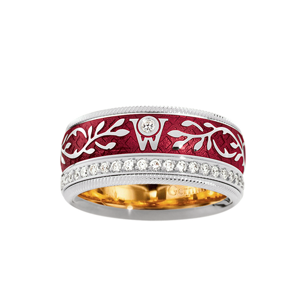 Wellendorff Red Poppy Ring