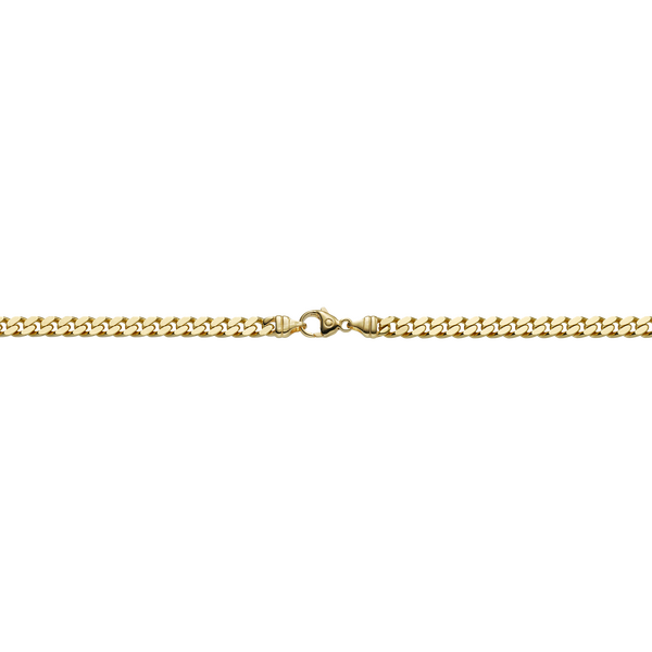 Brogle Classic curb chain 4-sided diamond cut 5mm Brogle Classic curb chain 4-sided diamond cut 5mm