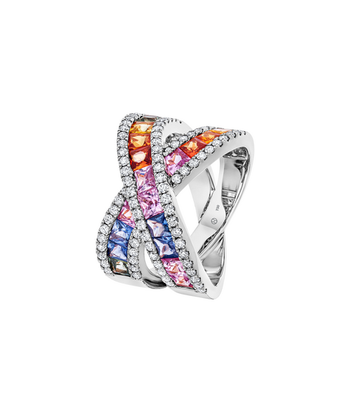 Brogle Selection sapphire ring Rainbow Brogle Selection sapphire ring Rainbow