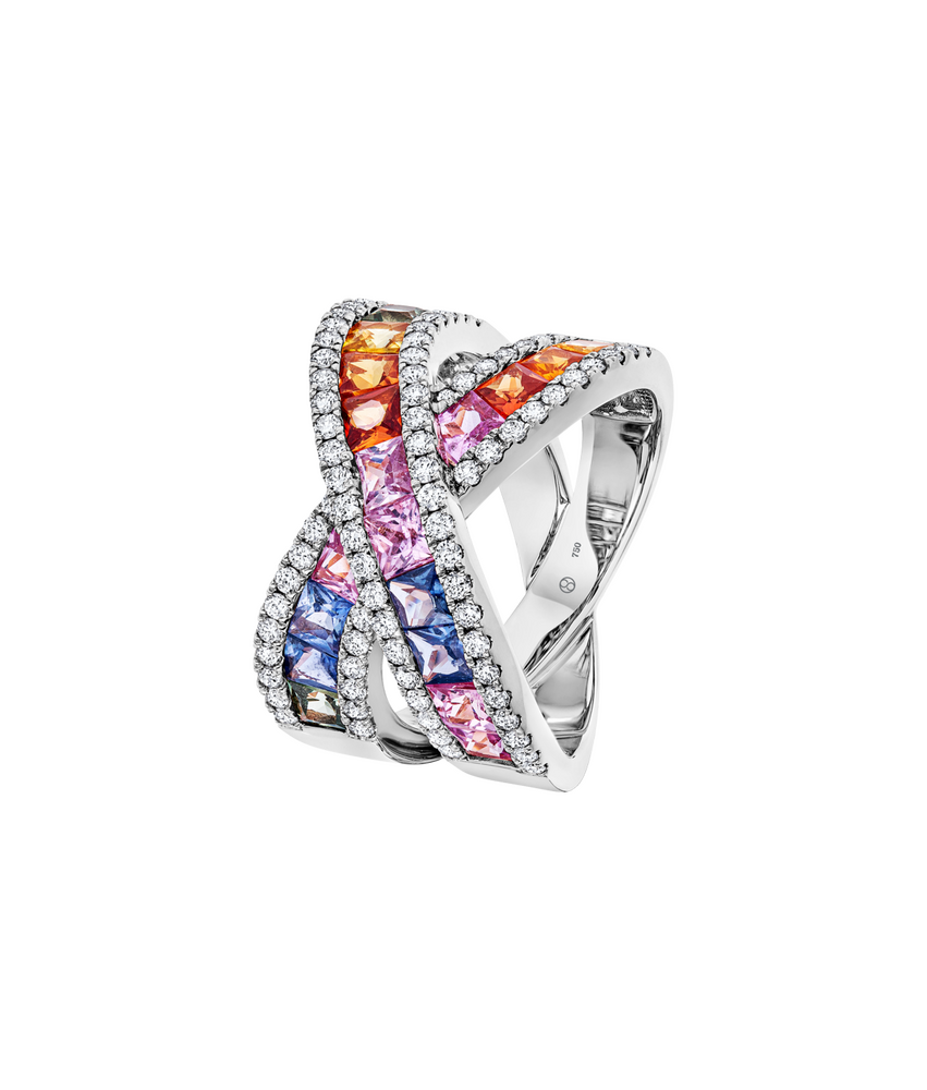 Brogle Selection sapphire ring Rainbow Brogle Selection sapphire ring Rainbow