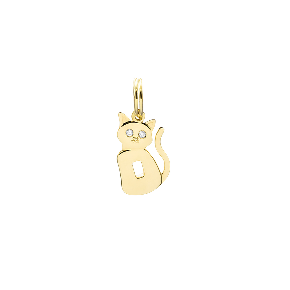 Mattioli Puzzle Charms Cat Pendant