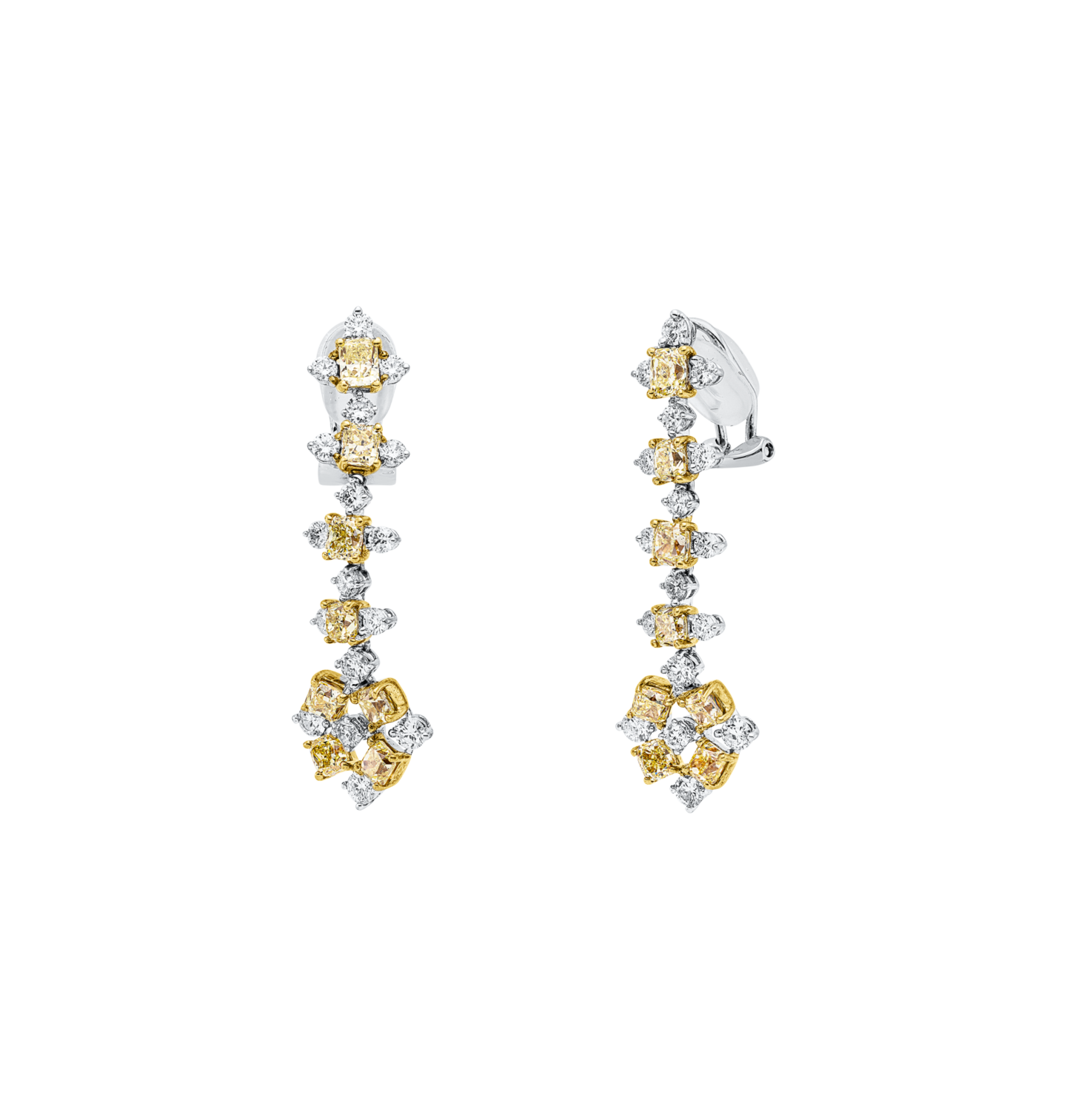 Brogle Selection Bicolor diamond earrings Brogle Selection Bicolor diamond earrings