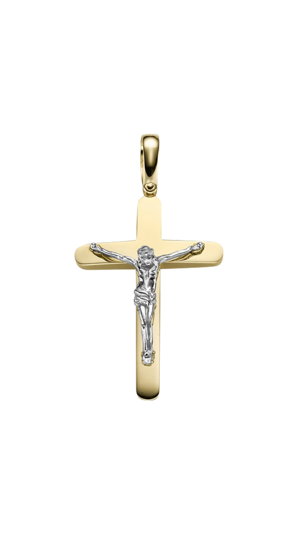 Brogle Classic Bicolor Kreuzanhänger aus Gold Brogle Classic Bicolor Kreuzanhänger aus Gold