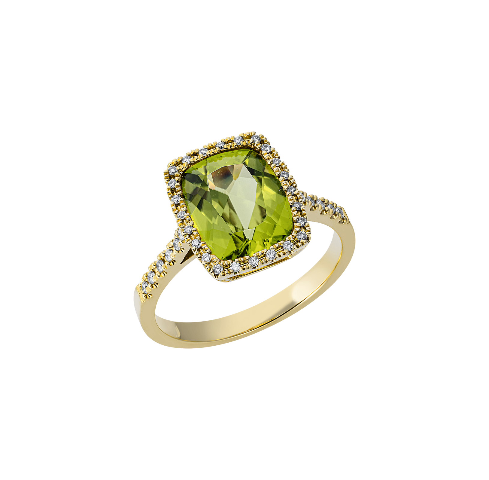 Brogle Classic peridot ring