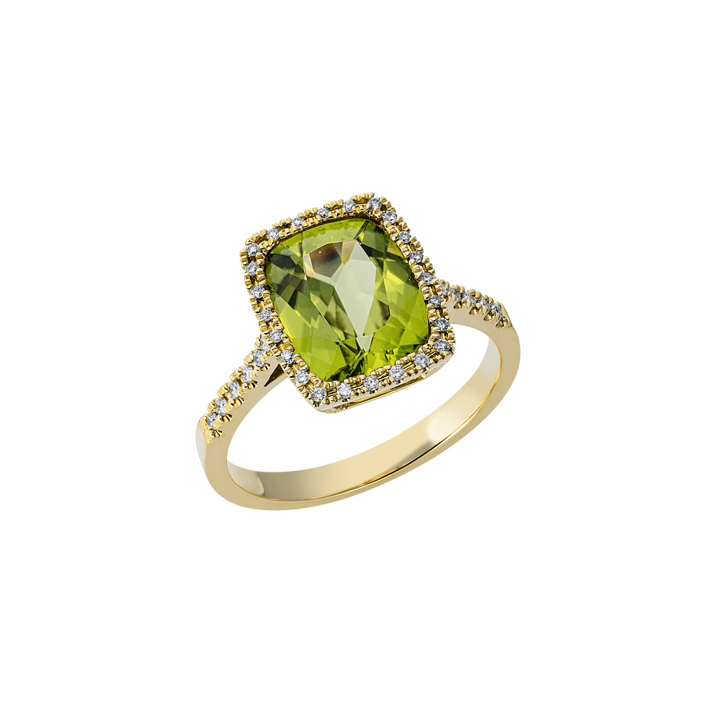 Brogle Classic peridot ring