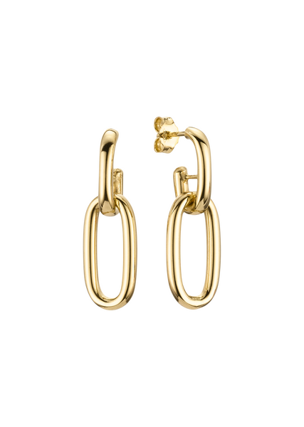 Brogle Classic Gold Creoles Paperclip 585 Brogle Classic Gold Creoles Paperclip 585