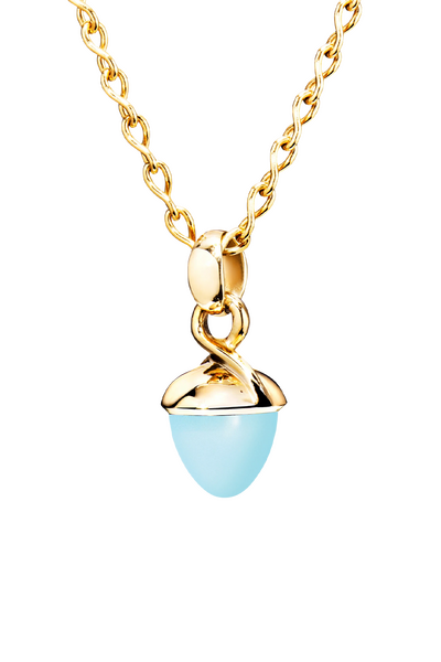 Tamara Comolli Mikado Bouquet Aqua Chalcedony Pendant