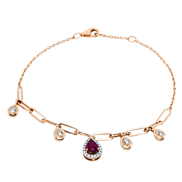 Brogle Classic ruby bracelet