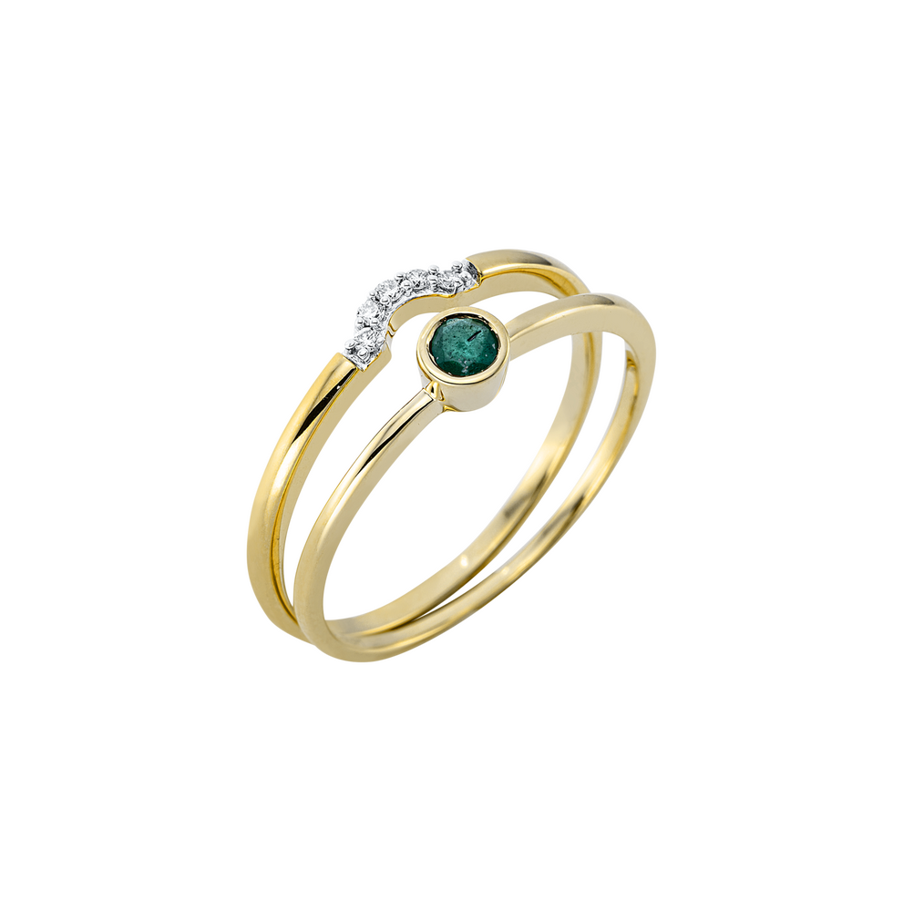 Brogle Classic emerald ring