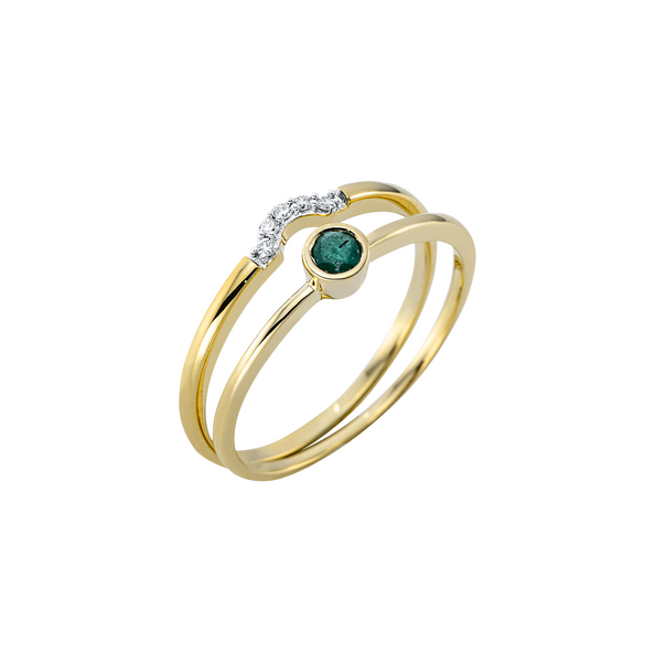 Brogle Classic emerald ring