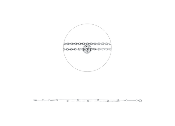 Brogle Classic Diamantarmband