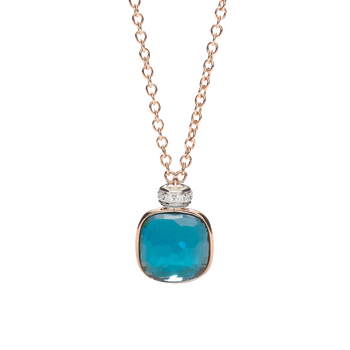 PCC2022 O6WHR DB0TL 010 Pomellato necklace nudo white gold 18kt rose gold 18kt diamond blue london topaz3 a5f33773ccd060660