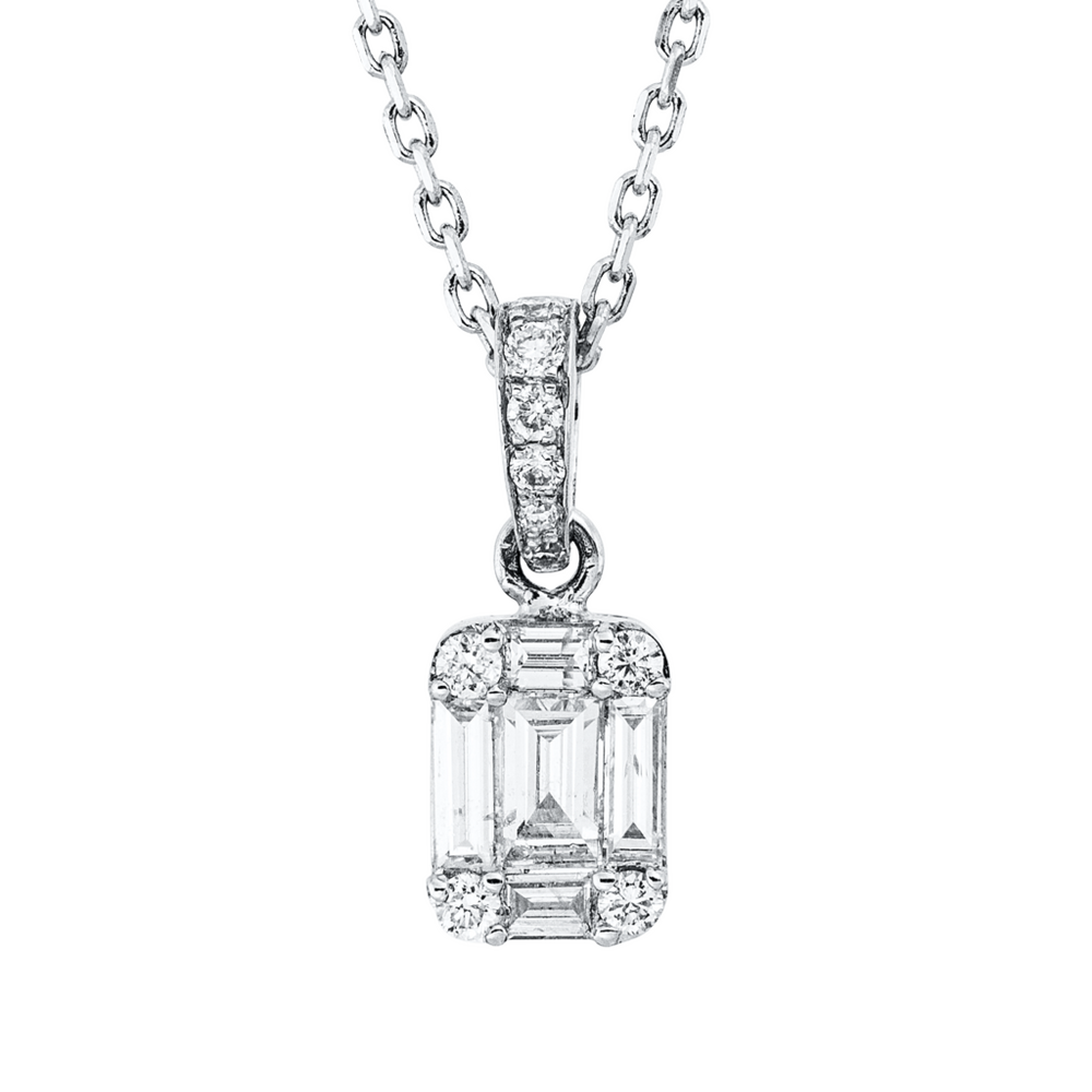 Brogle Classic necklace with diamond pendant