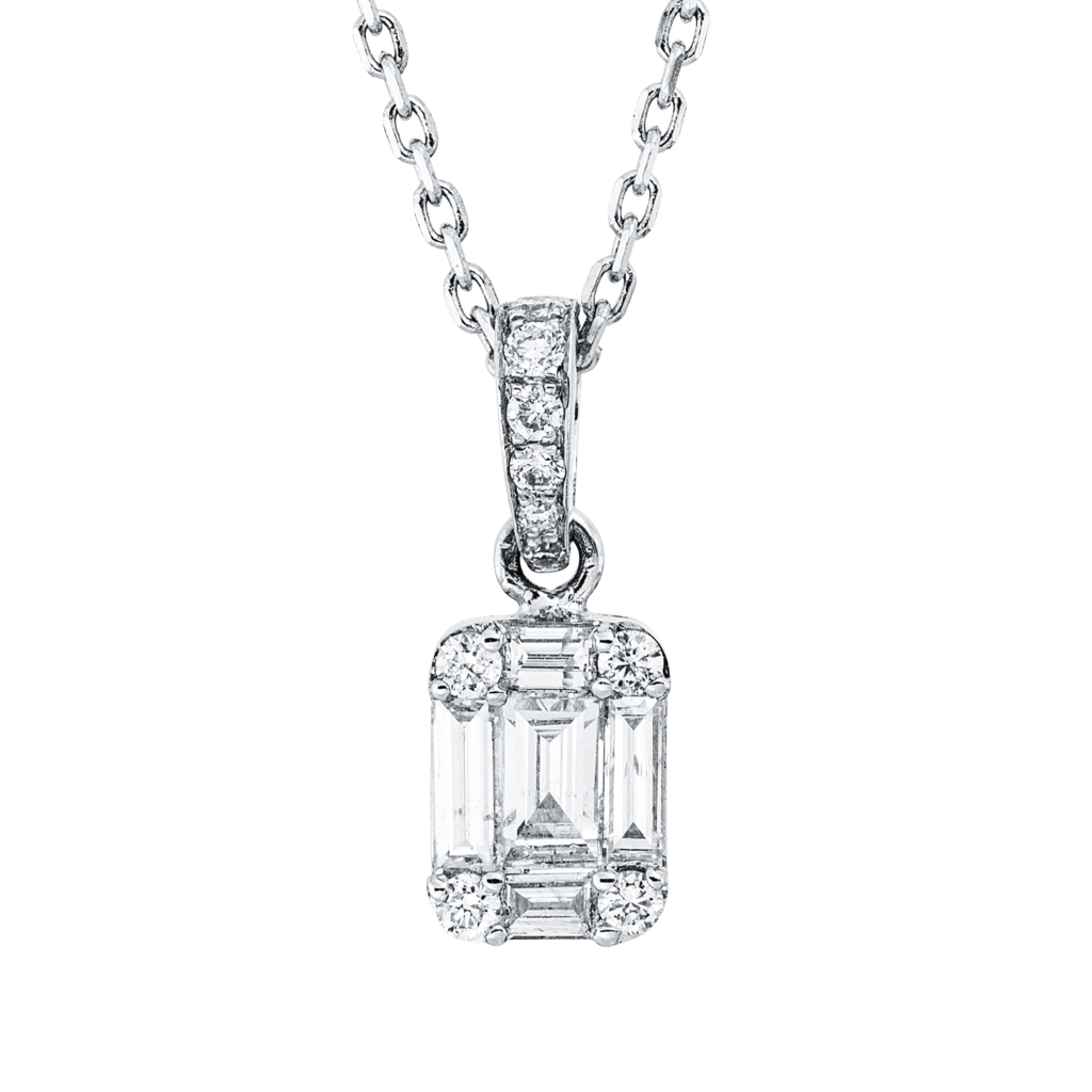 Brogle Classic necklace with diamond pendant Brogle Classic necklace with diamond pendant
