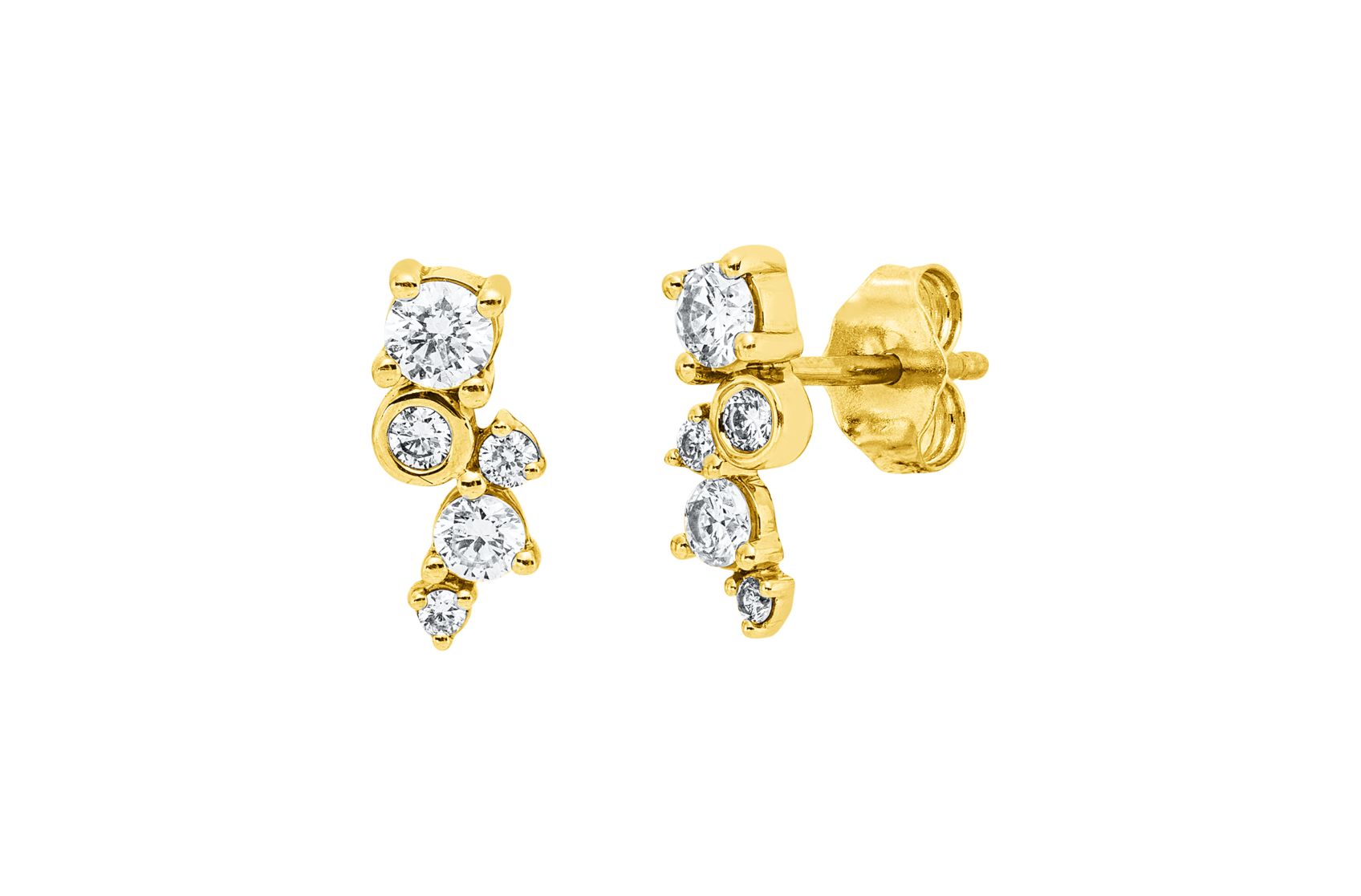 Brogle Classic diamond stud earrings