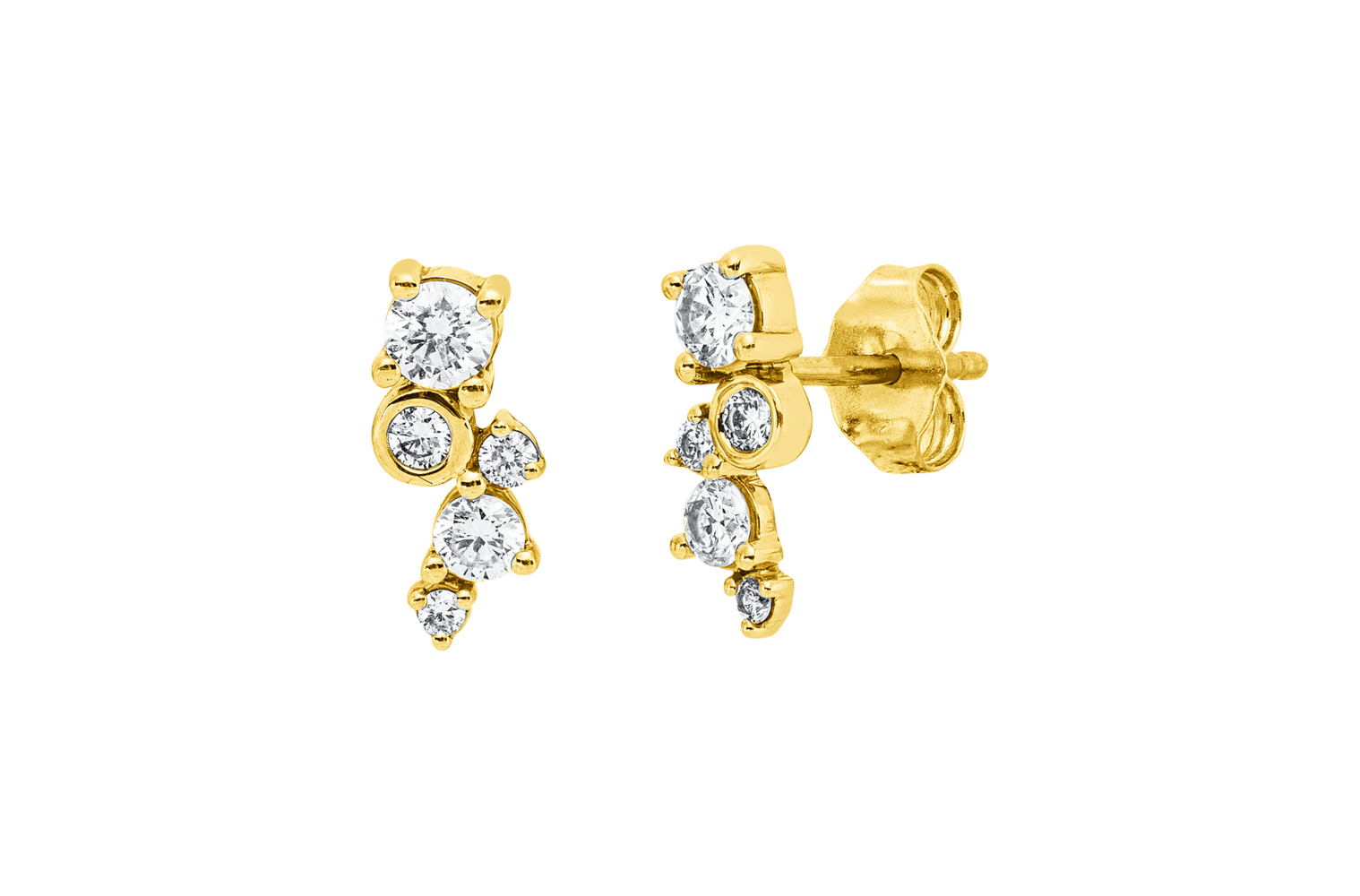 Brogle Classic diamond stud earrings