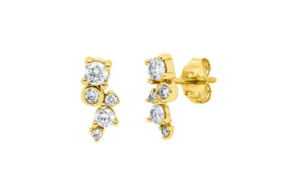 Brogle Classic diamond stud earrings Brogle Classic diamond stud earrings
