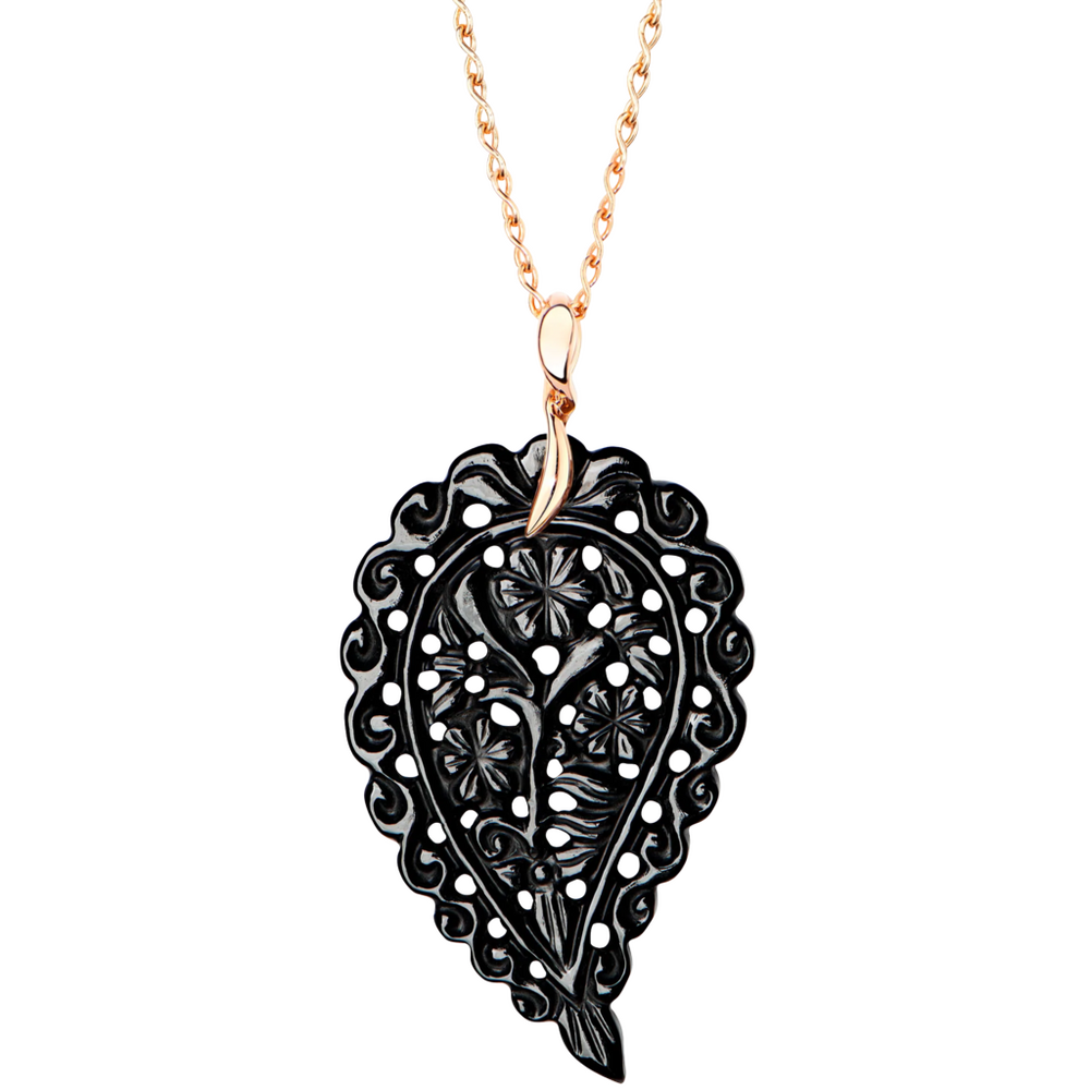 Tamara Comolli India Leaf Onyx L Anhänger Tamara Comolli India Leaf Onyx L Anhänger