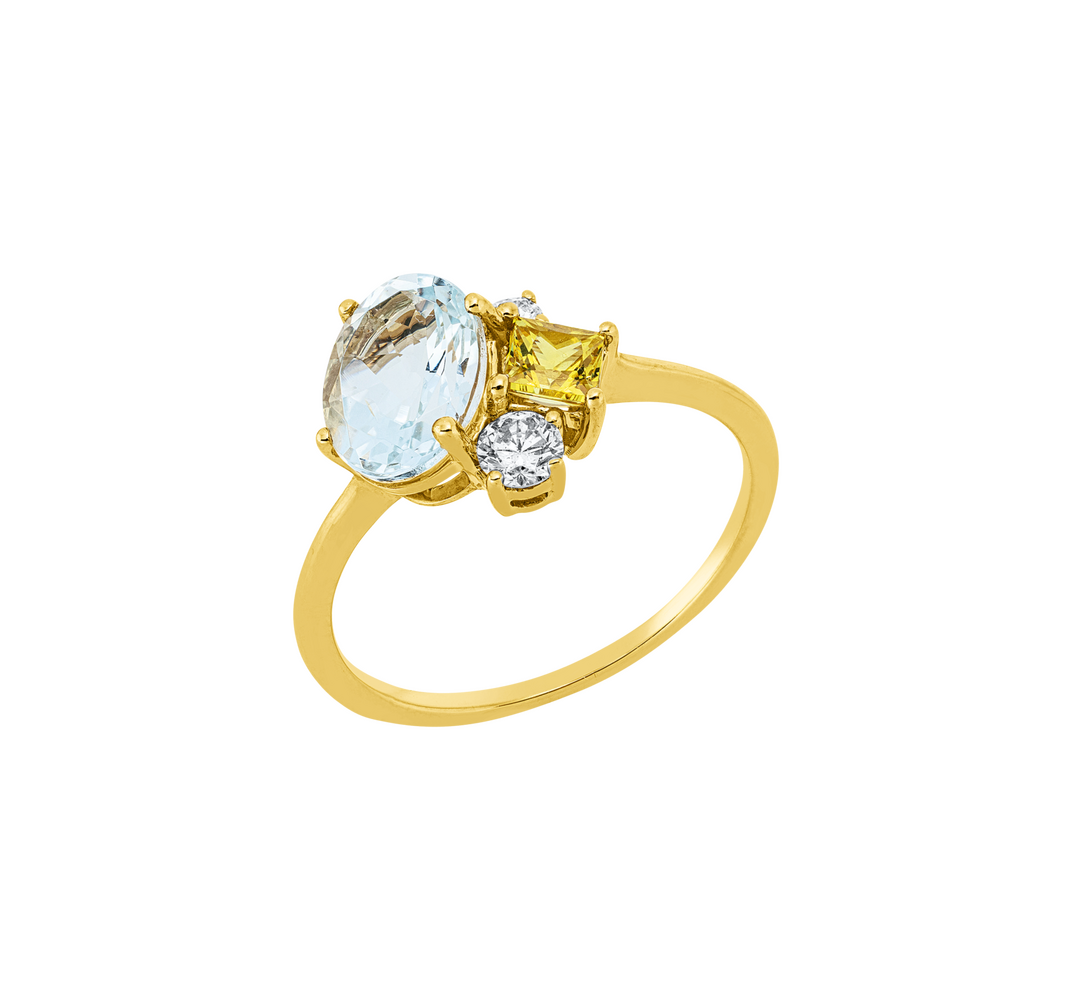 Brogle Classic colored stone ring Brogle Classic colored stone ring