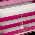 Friedrich Schmuckkoffer Chenille - Fuchsia