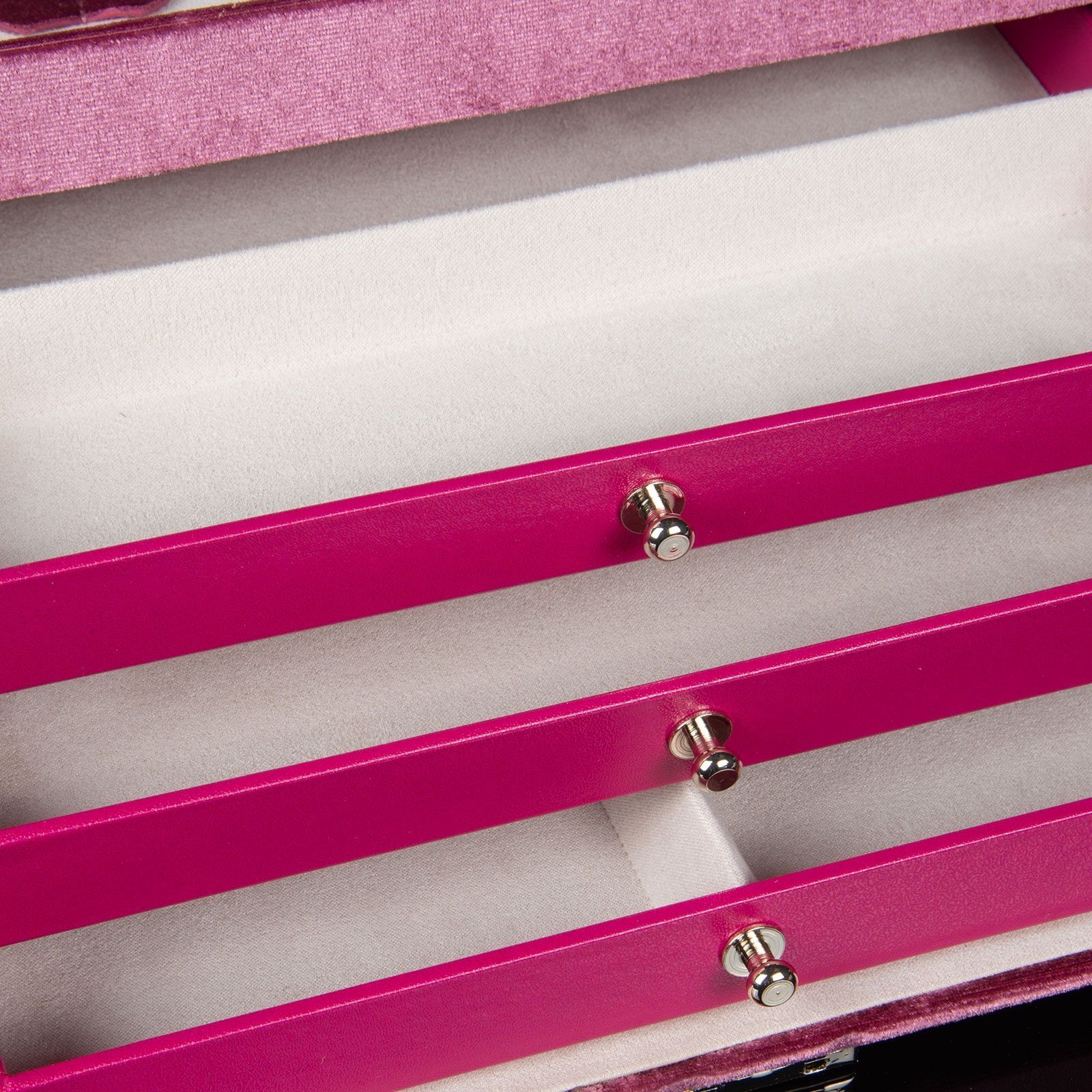 Friedrich Schmuckkoffer Chenille - Fuchsia Friedrich Schmuckkoffer Chenille - Fuchsia