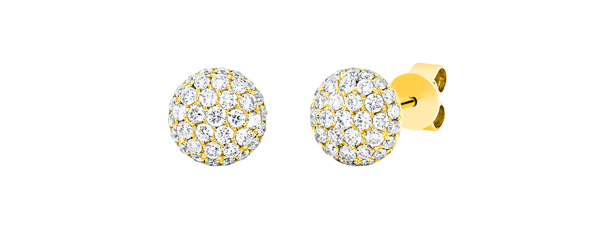 Brogle Classic diamond stud earrings