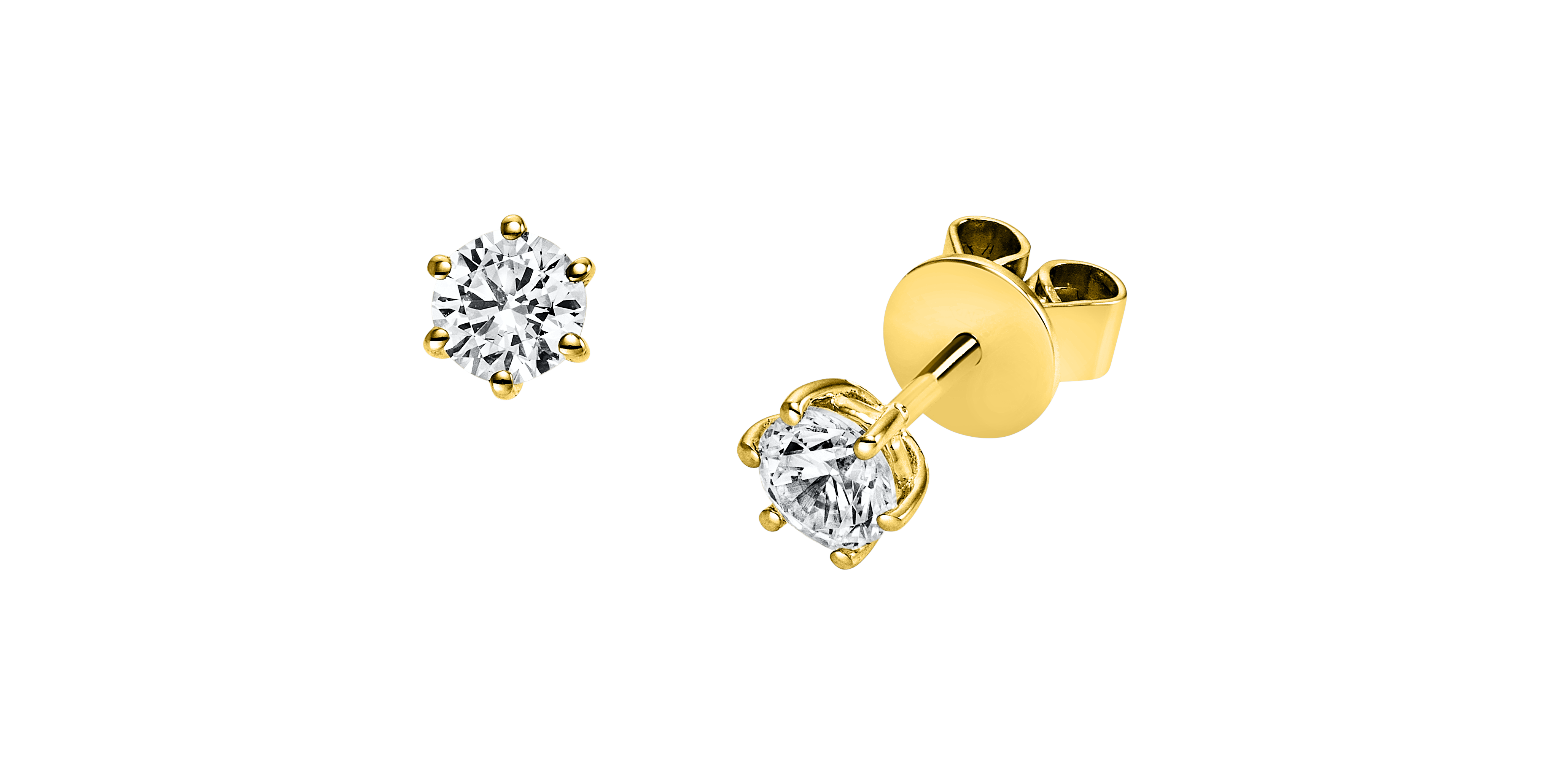 Brogle solitaire ear stud Marie up to 1 carat Brogle solitaire ear stud Marie up to 1 carat