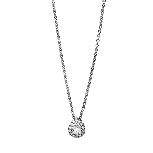 Brogle Classic necklace with diamond pendant Brogle Classic necklace with diamond pendant
