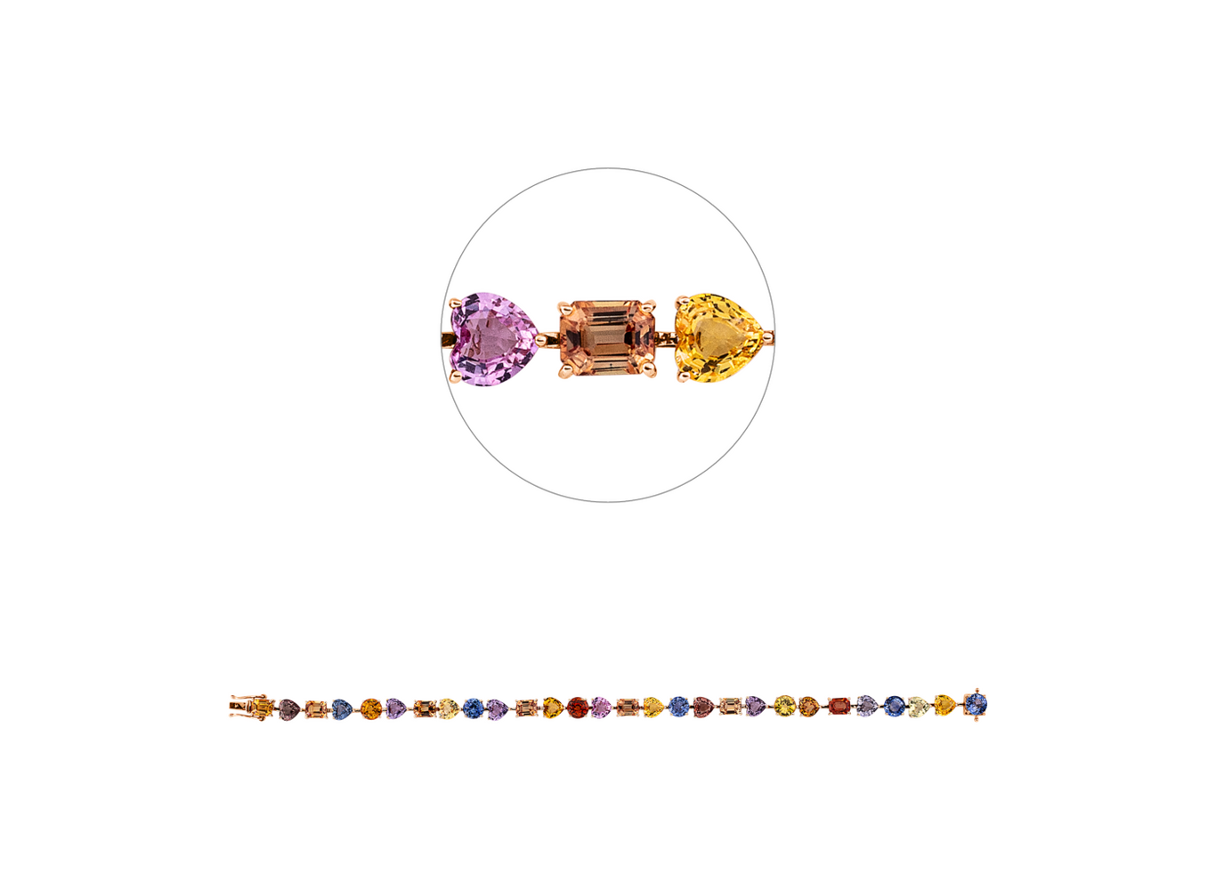 Brogle Selection sapphire bracelet Brogle Selection sapphire bracelet