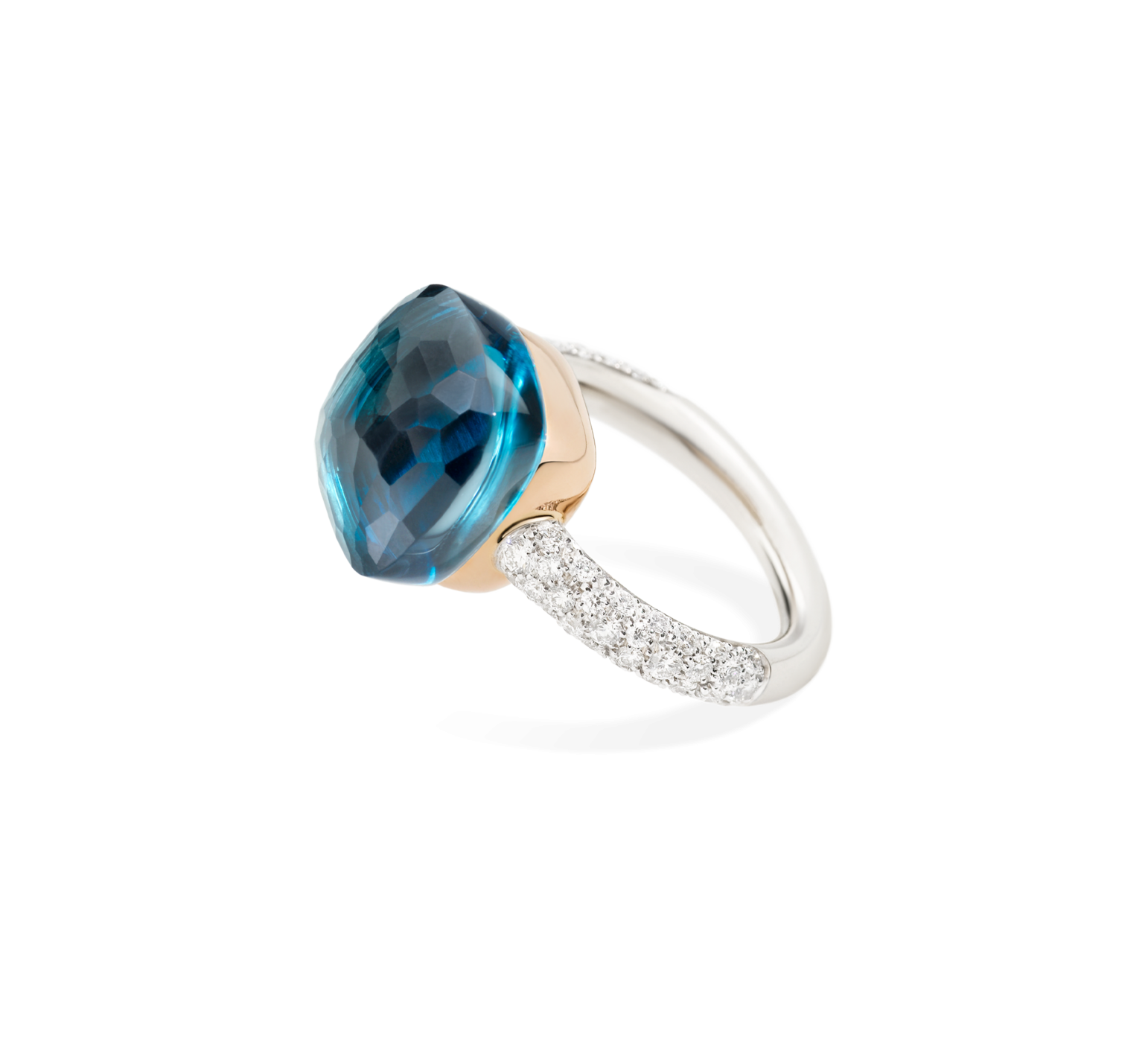 Pomellato Nudo Maxi London Topaz Ring